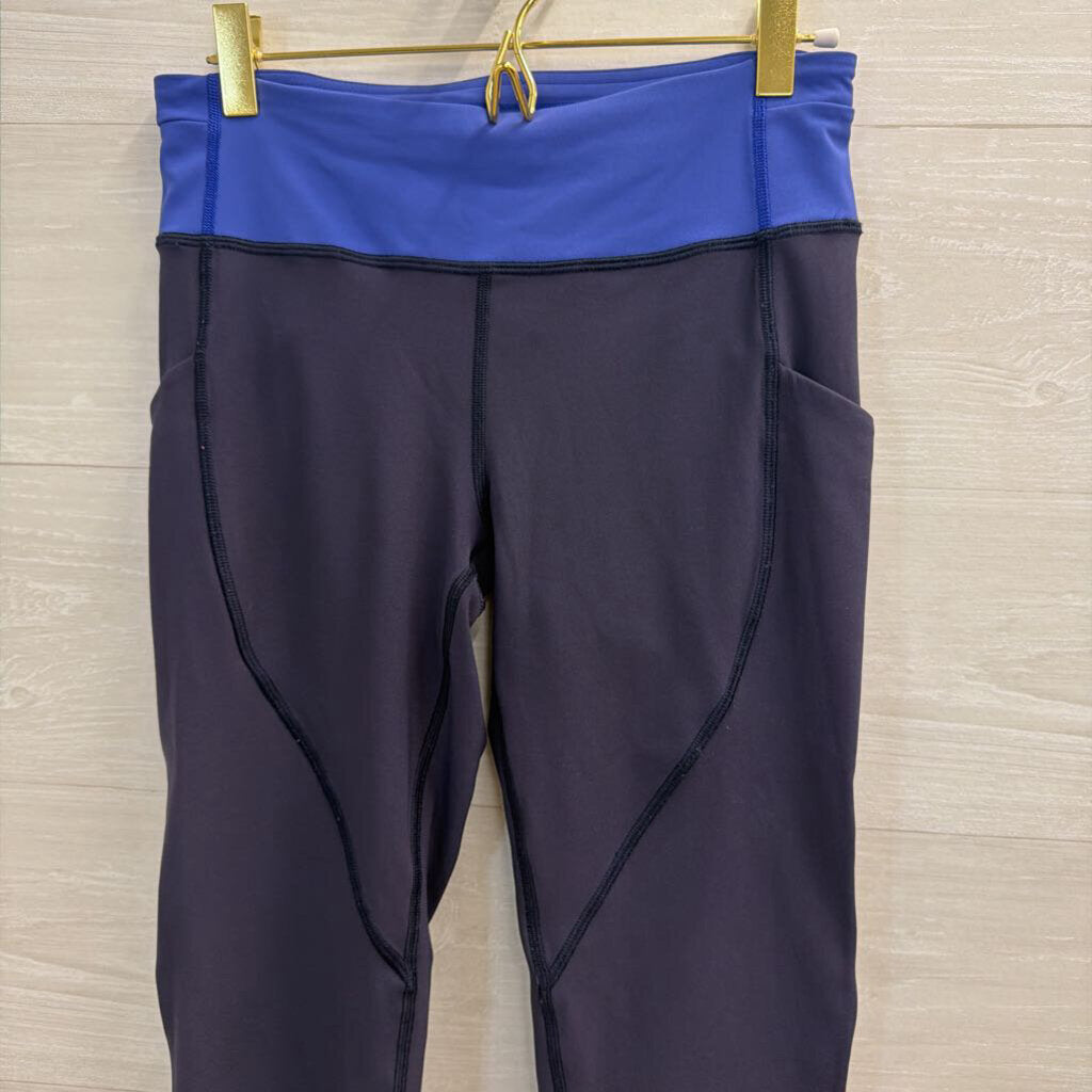 Lululemon Navy/ Blue Cropped Athletic Leggings 6