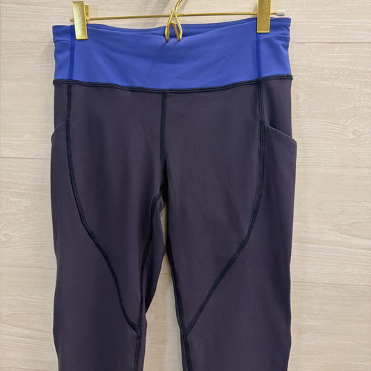 Lululemon Navy/ Blue Cropped Athletic Leggings 6