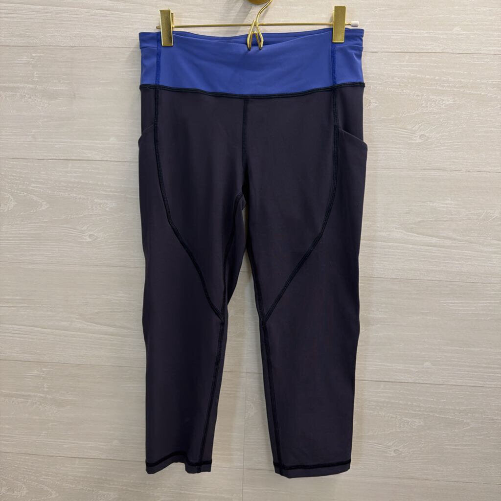 Lululemon Navy/ Blue Cropped Athletic Leggings 6