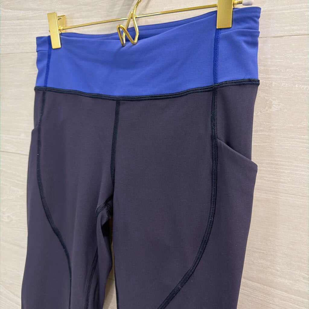 Lululemon Navy/ Blue Cropped Athletic Leggings 6
