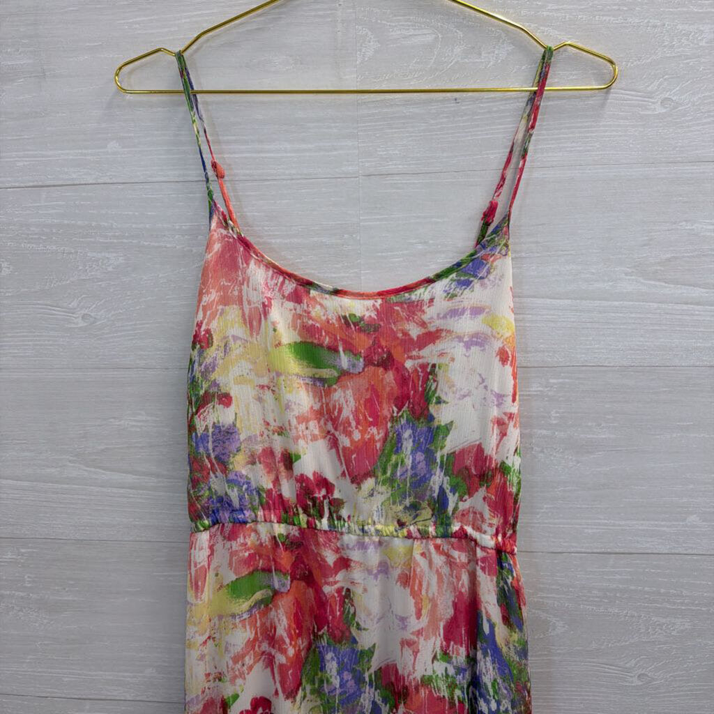 Jack White/ Multi Print Maxi Dress 6