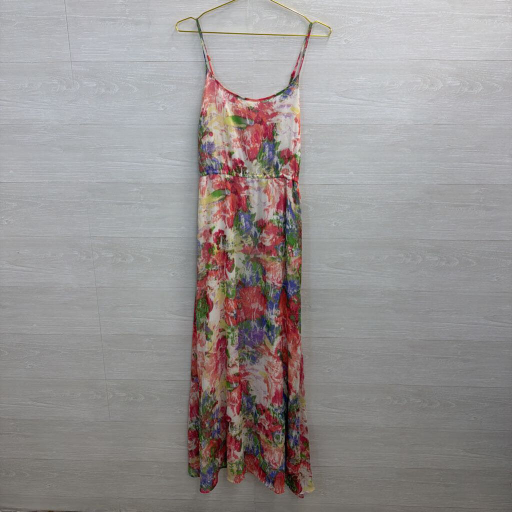 Jack White/ Multi Print Maxi Dress 6