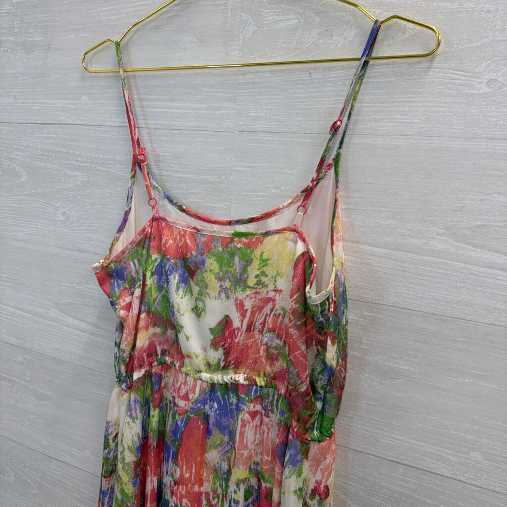 Jack White/ Multi Print Maxi Dress 6