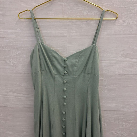 Taylor Green Button Front Midi Dress 2