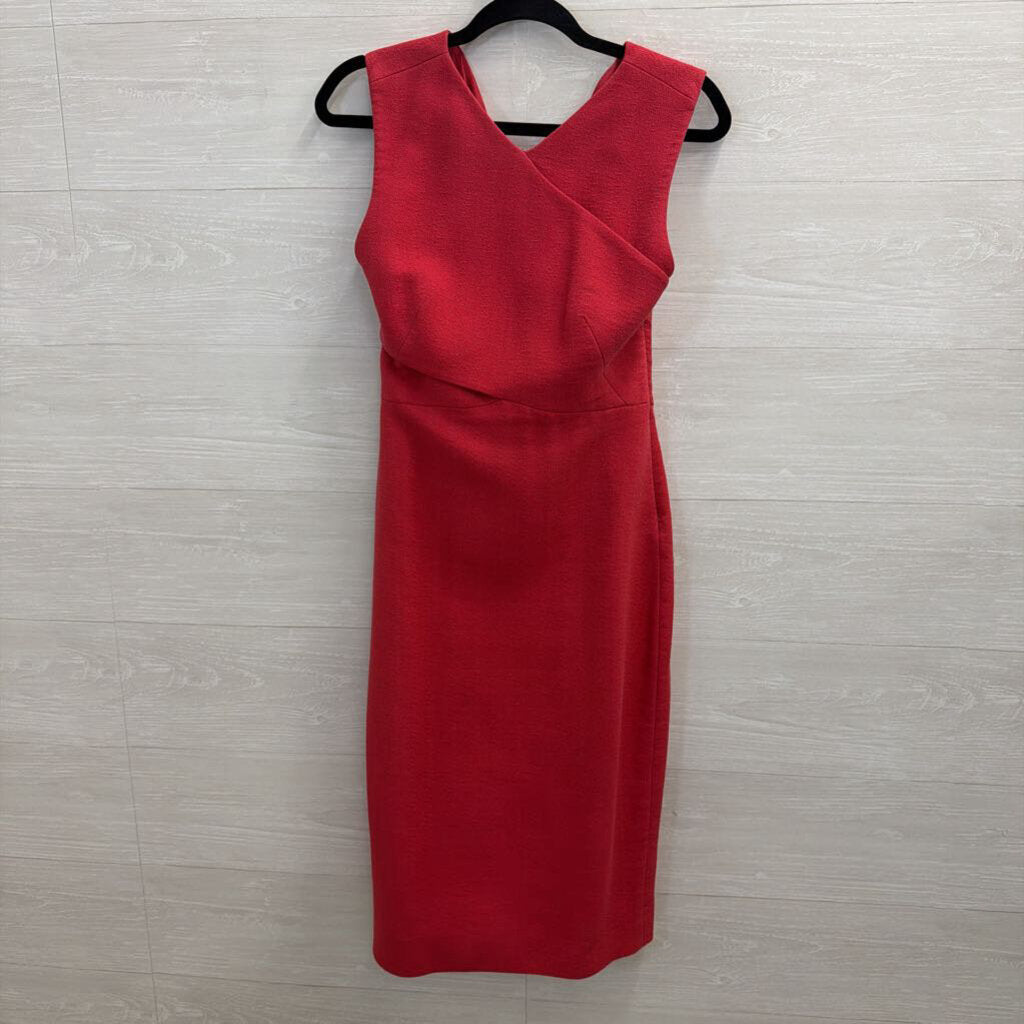 Jason Wu Red Sleeveless Structured Dress 4