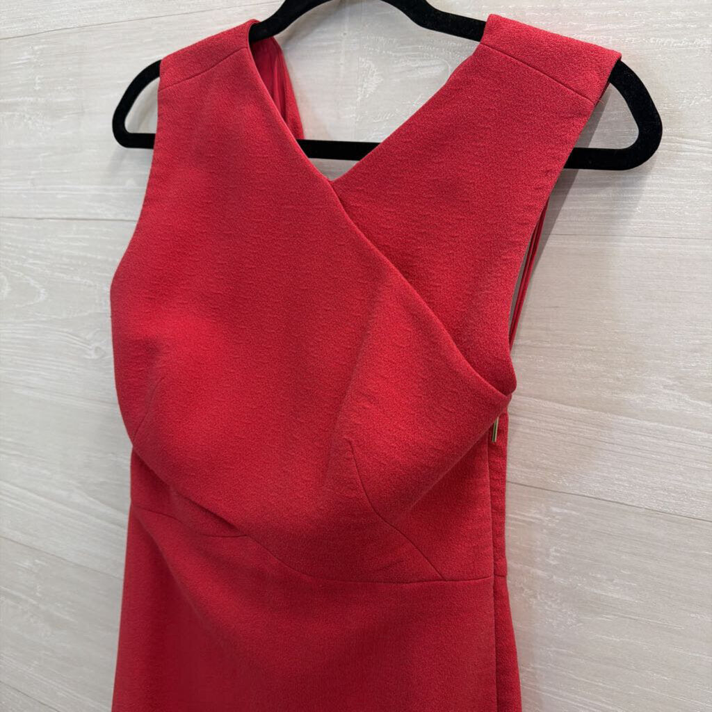 Jason Wu Red Sleeveless Structured Dress 4