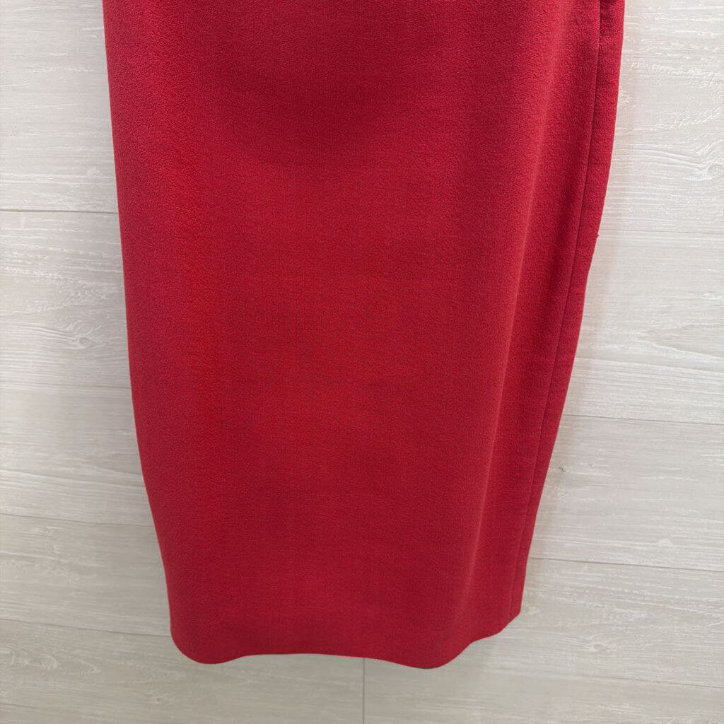 Jason Wu Red Sleeveless Structured Dress 4