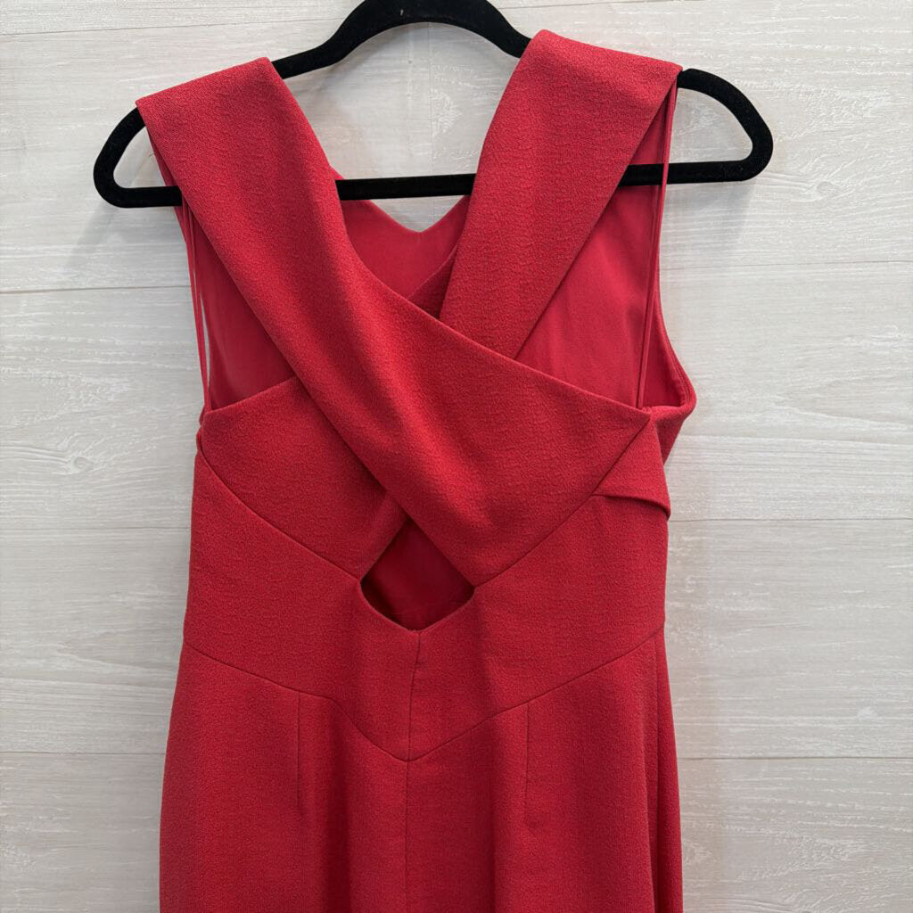 Jason Wu Red Sleeveless Structured Dress 4