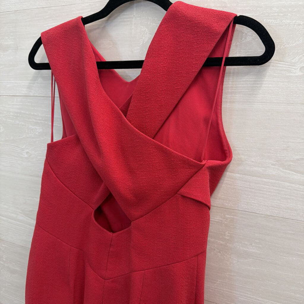 Jason Wu Red Sleeveless Structured Dress 4