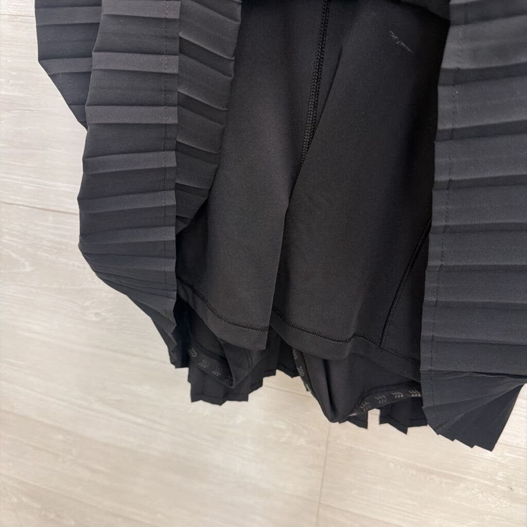 Black Pleated Skirt Athletic Dress Small