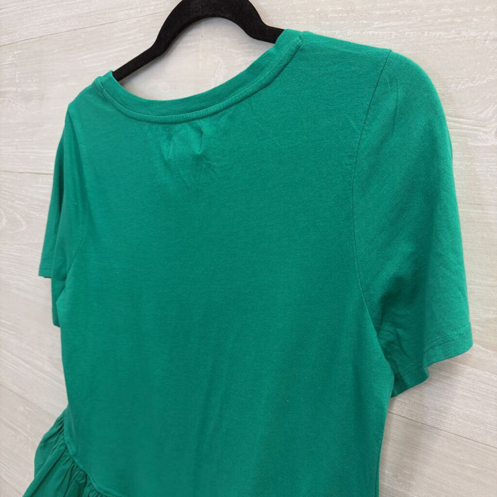 Maeve Green Short Sleeve Top Medium