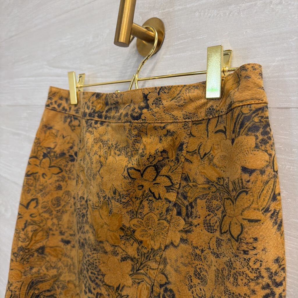 Express Brown / Black Print Mini Skirt 4