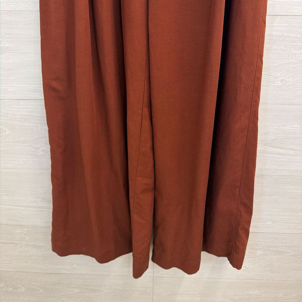 Calia Brown Wide Leg Pull On Pants Medium