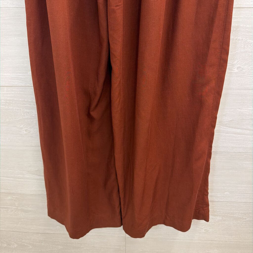 Calia Brown Wide Leg Pull On Pants Medium