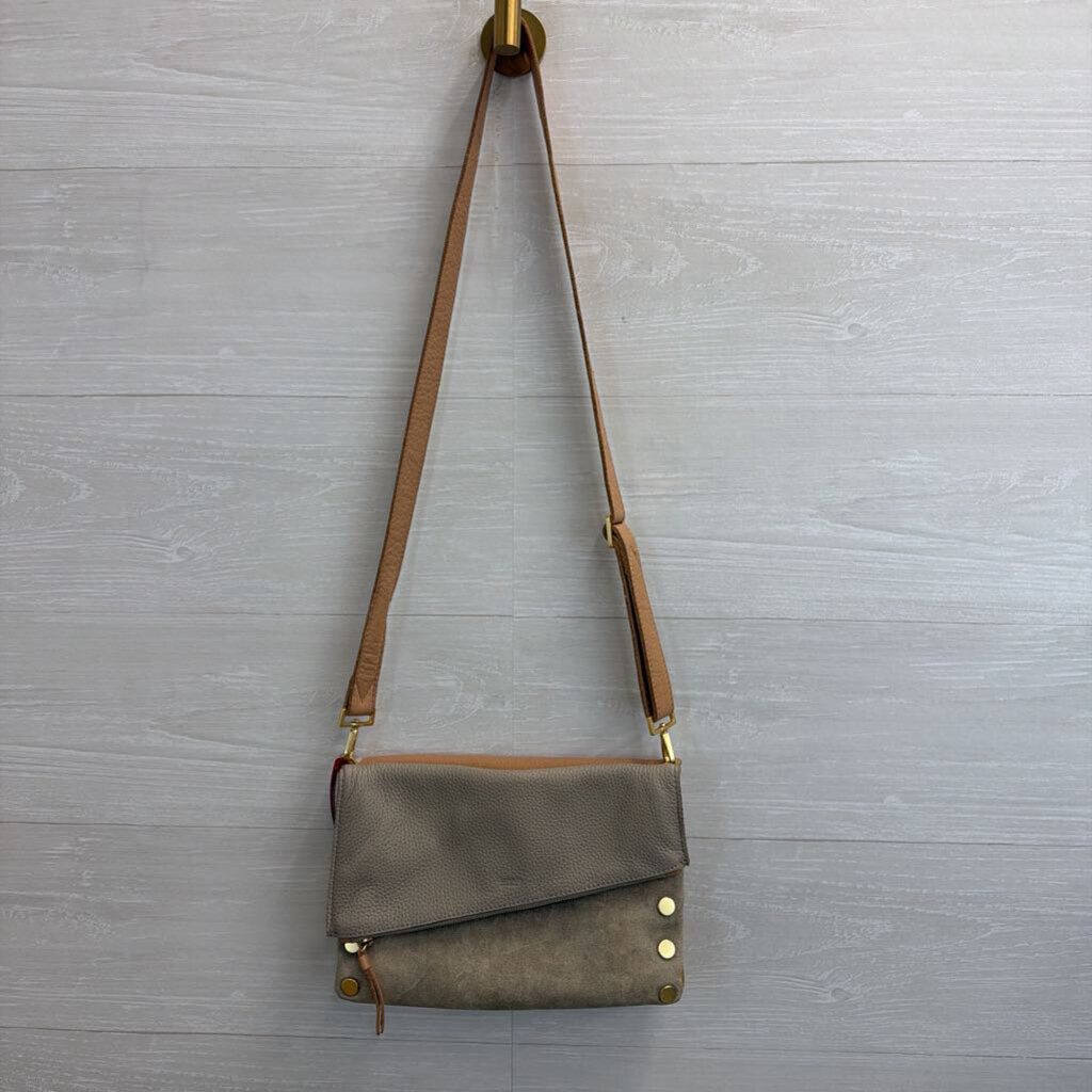 Hammitt Dillon Brown/ Grey Crossbody Purse