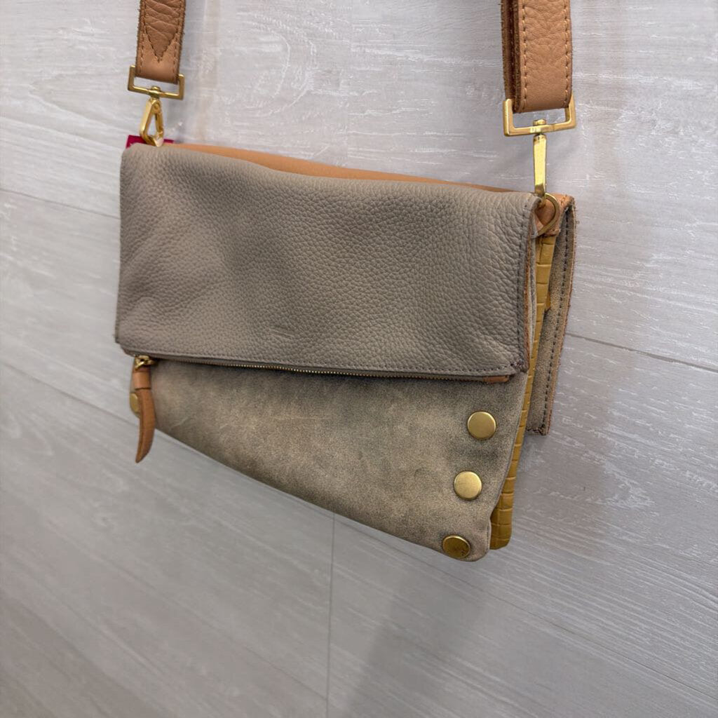 Hammitt Dillon Brown/ Grey Crossbody Purse