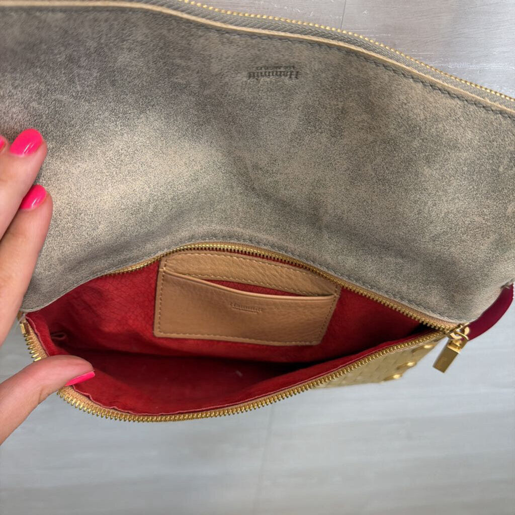 Hammitt Dillon Brown/ Grey Crossbody Purse