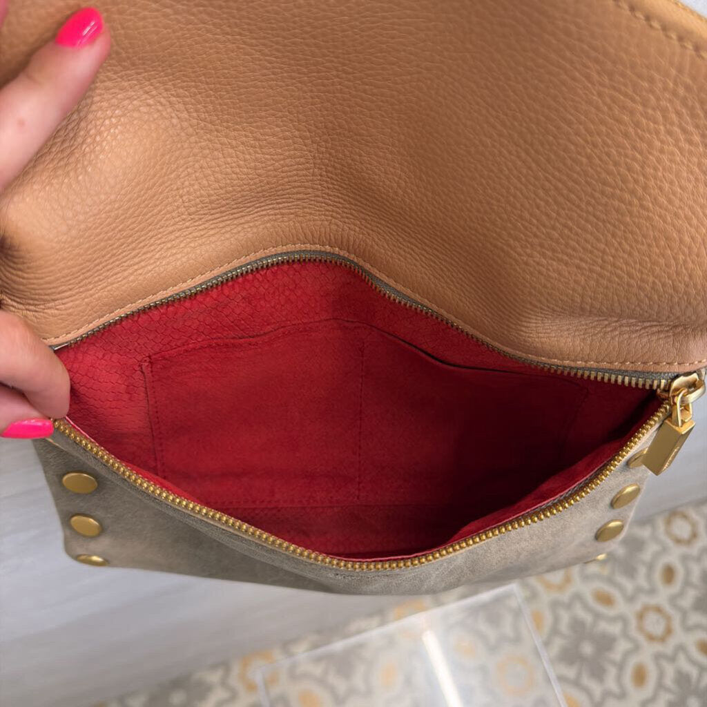 Hammitt Dillon Brown/ Grey Crossbody Purse
