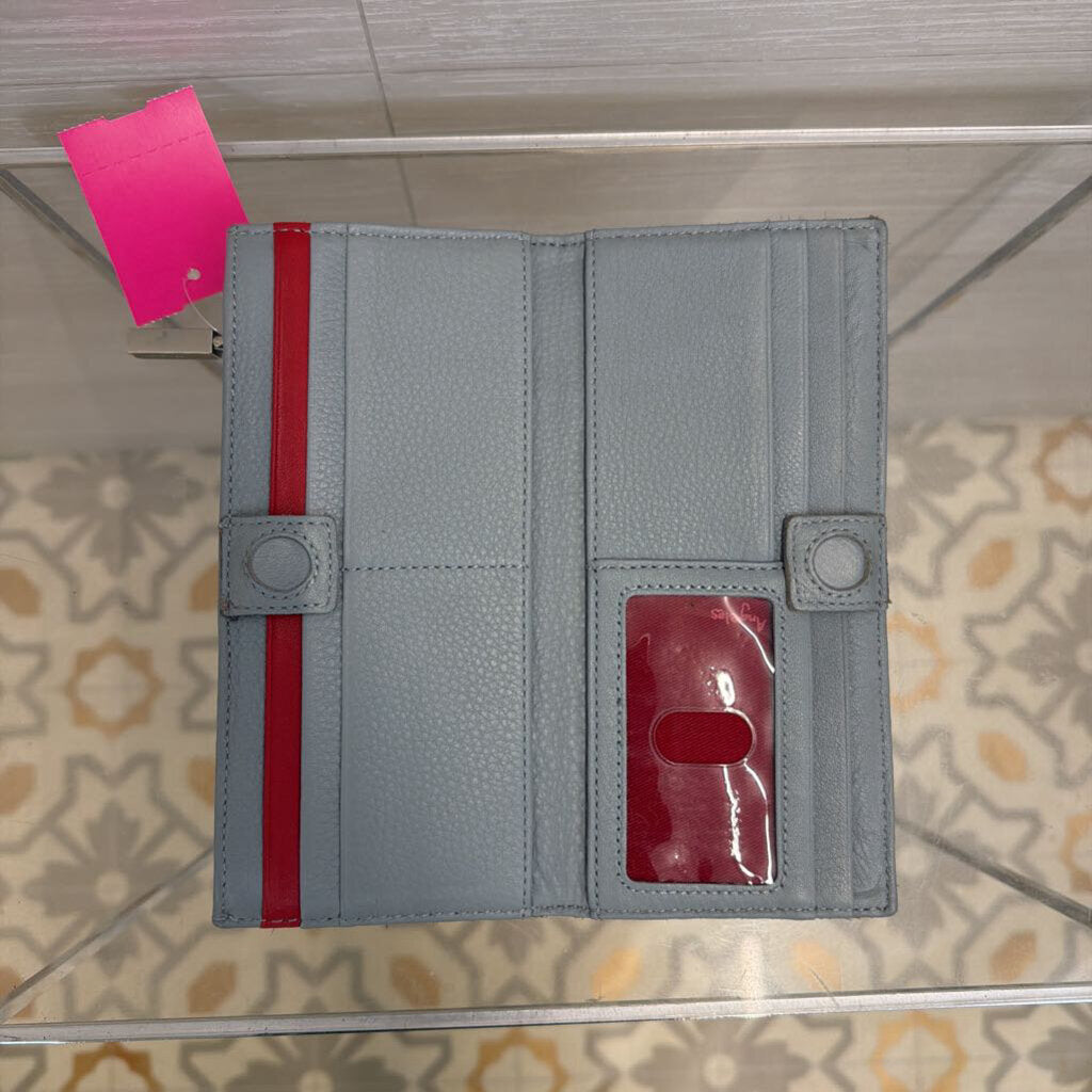 Hammitt Grey Leather 110 North Wallet