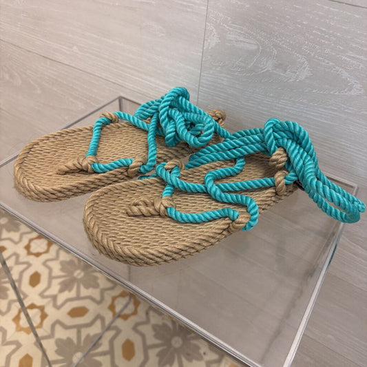 Nomadic State of Mind Natural/ Blue Rope Sandals 36