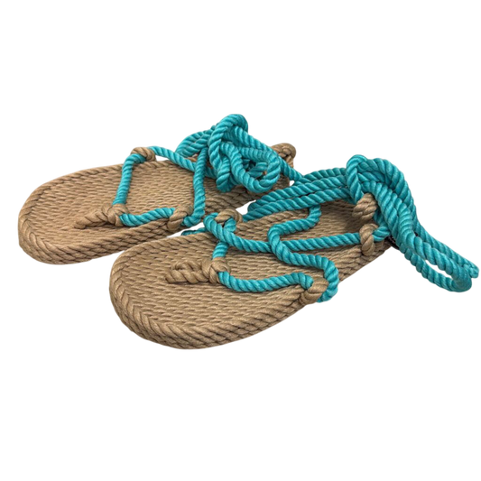 Nomadic State of Mind Natural/ Blue Rope Sandals 36
