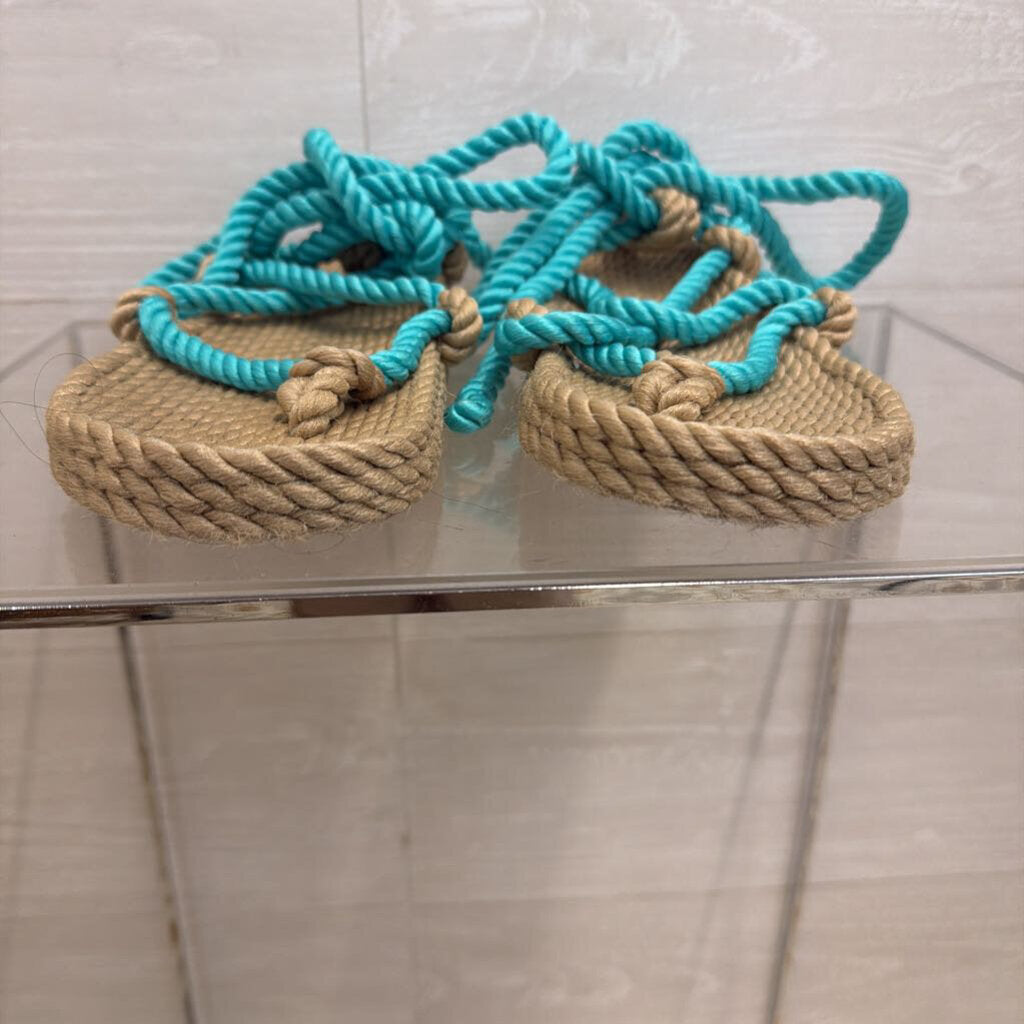 Nomadic State of Mind Natural/ Blue Rope Sandals 36