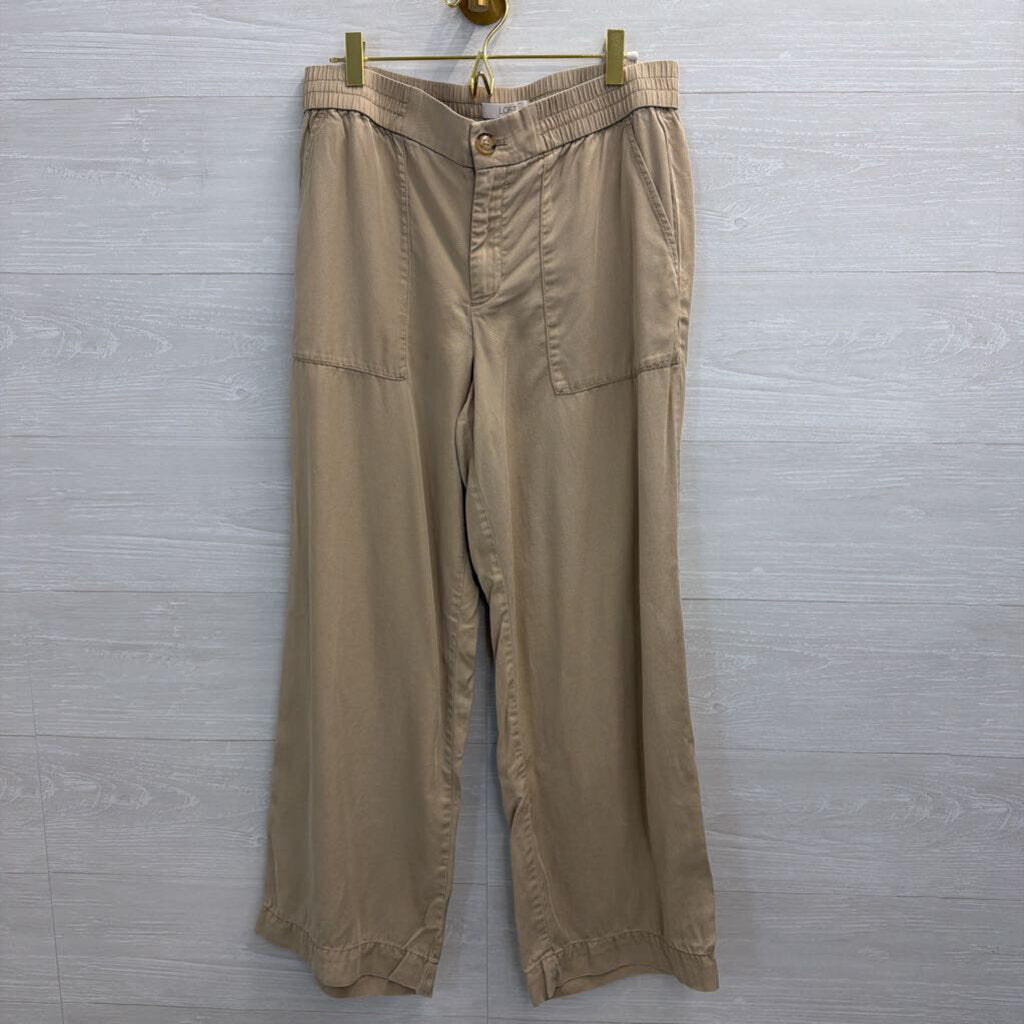 Loft Brown Wide Leg Pants 10 Petite