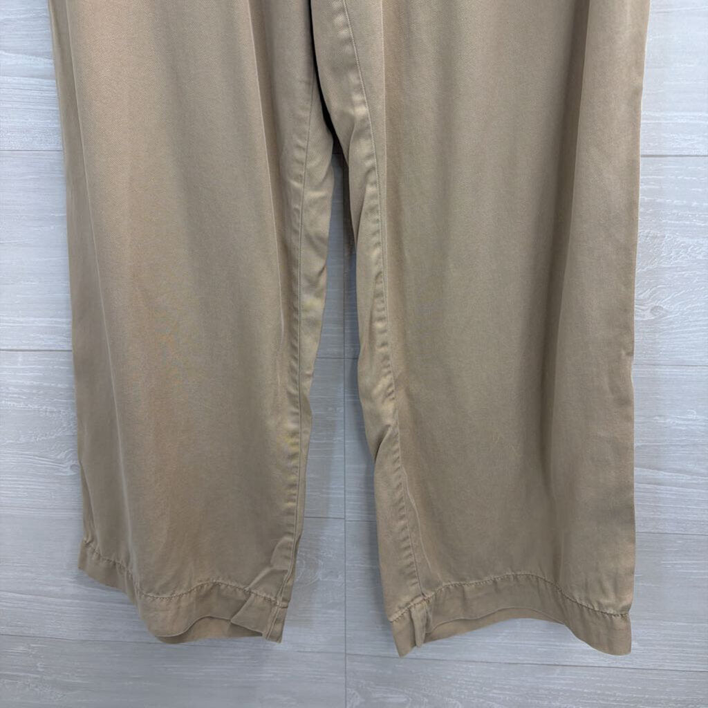Loft Brown Wide Leg Pants 10 Petite