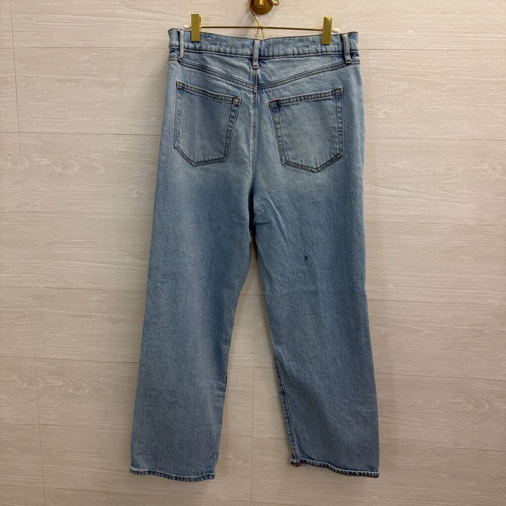 Loft Light Wash Straight Leg Jeans 28