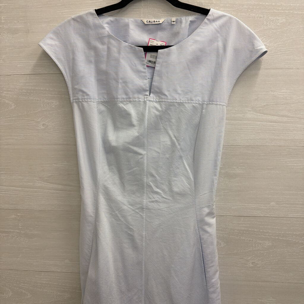 Caliban White/ Blue Striped Maxi Dress 46