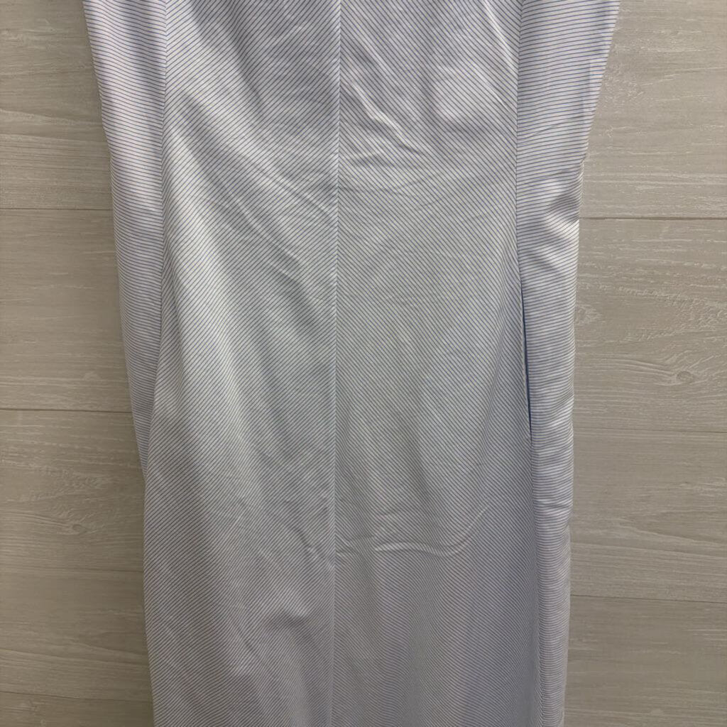 Caliban White/ Blue Striped Maxi Dress 46