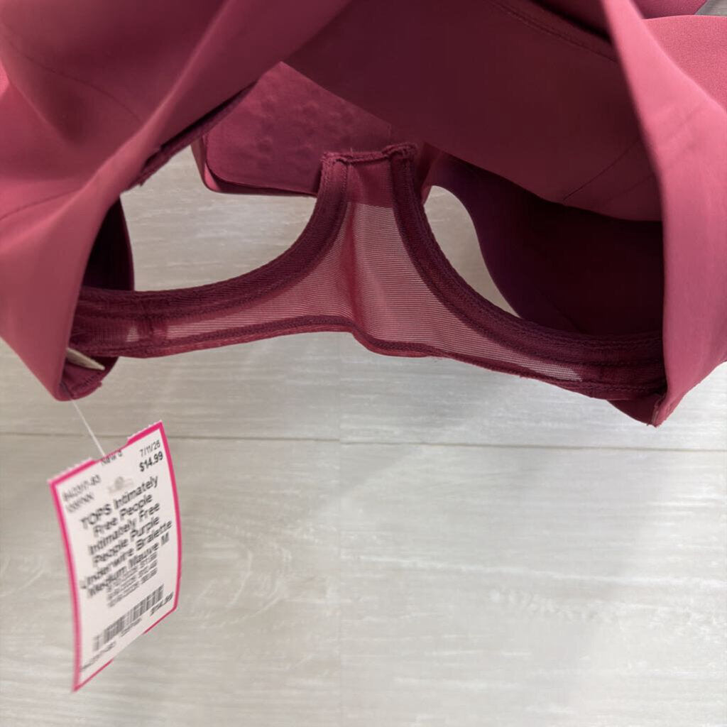 Intimately Free People Purple Underwire Bralette Medium