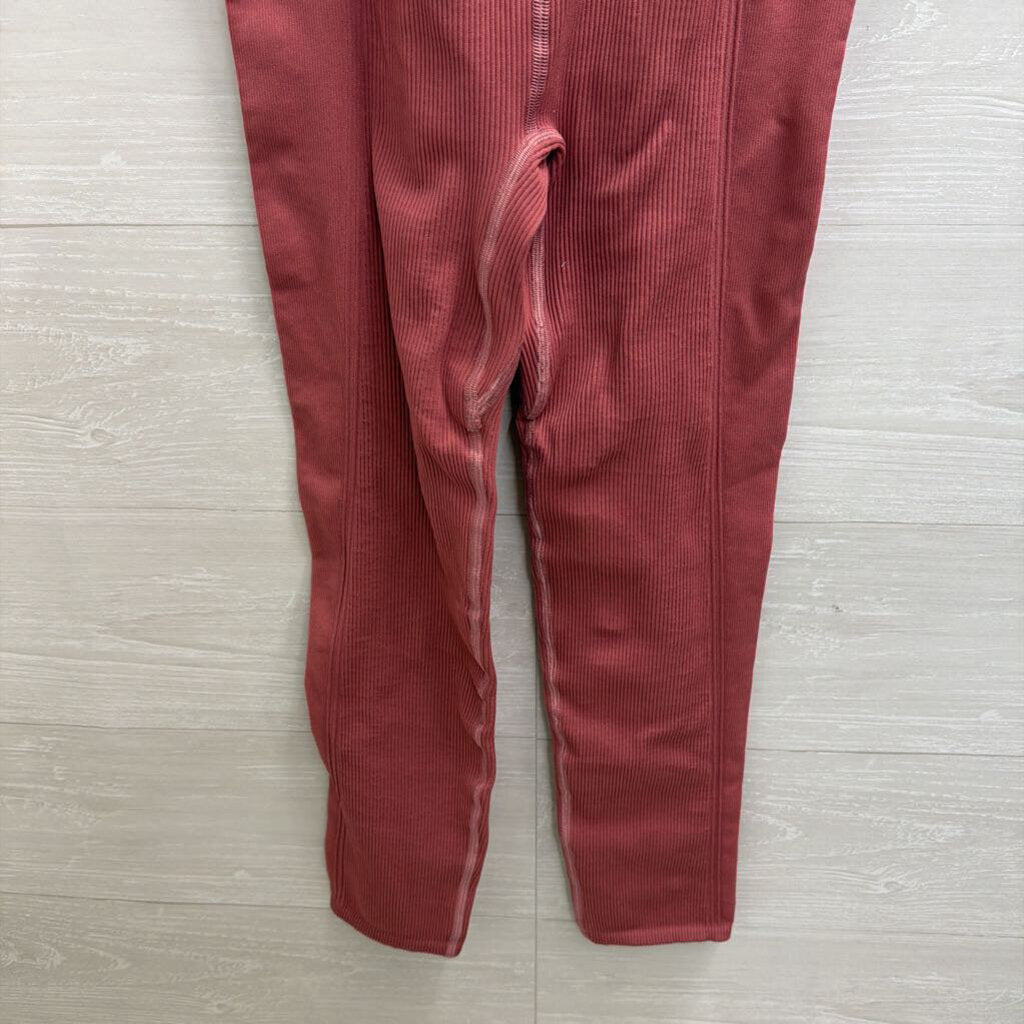 FP Movement Pink Ribbed Jumpsuit Medium/ Large