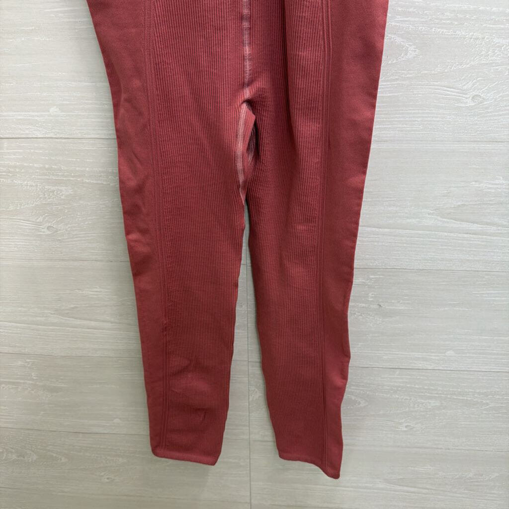 FP Movement Pink Ribbed Jumpsuit Medium/ Large