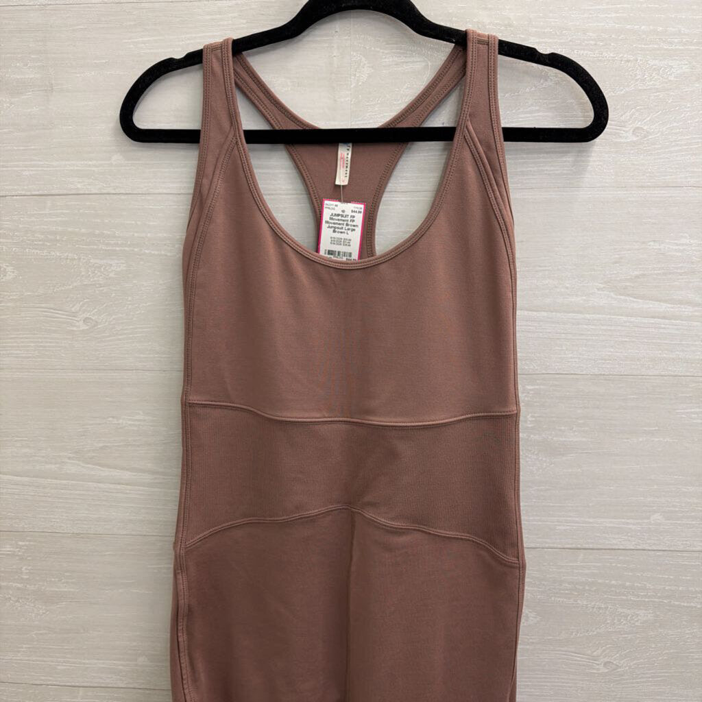 FP Movement Brown Jumpsuit Large