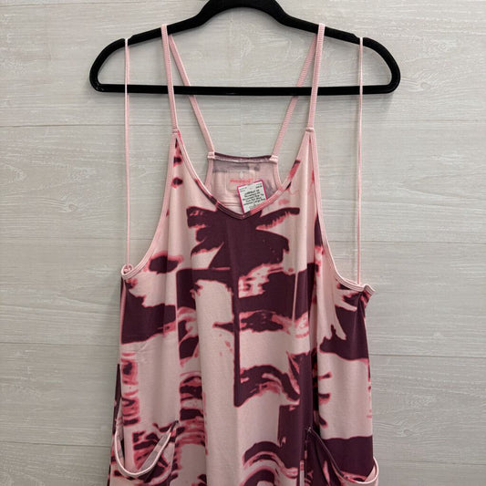 FP Movement Pink Tie Dye Hot Shot Jumpsuit Large