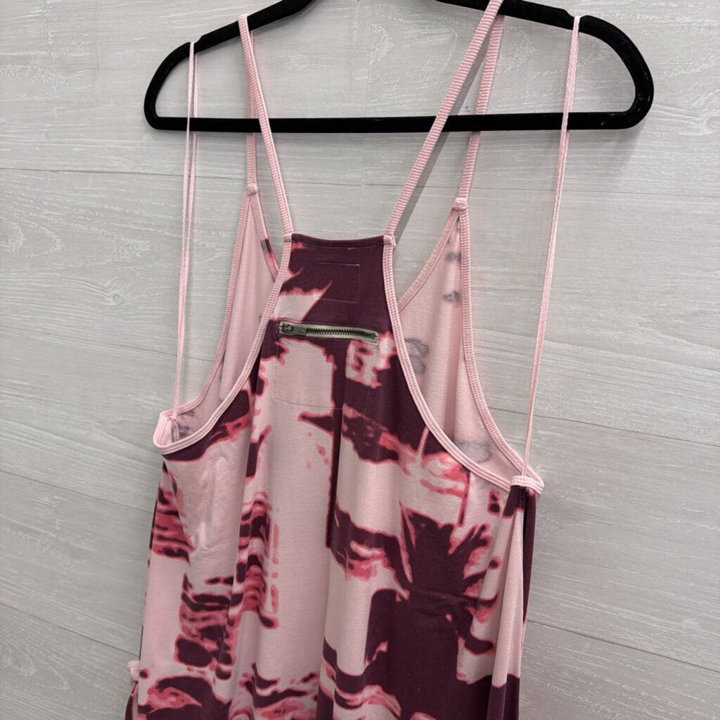 FP Movement Pink Tie Dye Hot Shot Jumpsuit Large