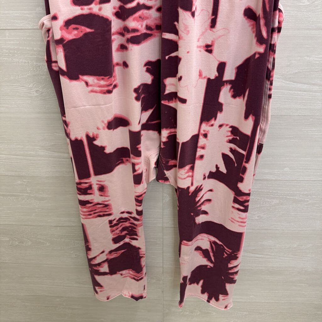 FP Movement Pink Tie Dye Hot Shot Jumpsuit Large