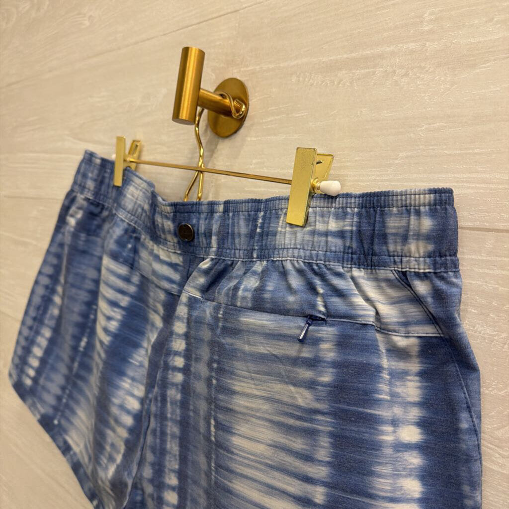 Prana Blue Print Shorts Large
