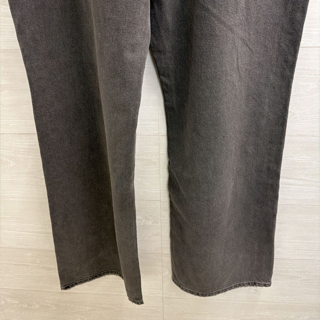 We The Free Black Denim Wide Leg Jeans 30