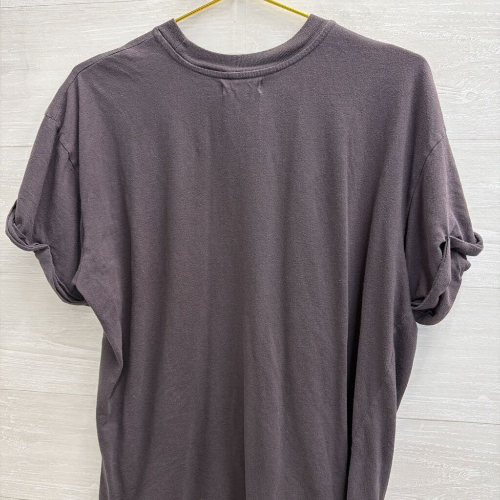Altar'd State Grey She Has Fire Short Sleeve Graphic Tee Medium