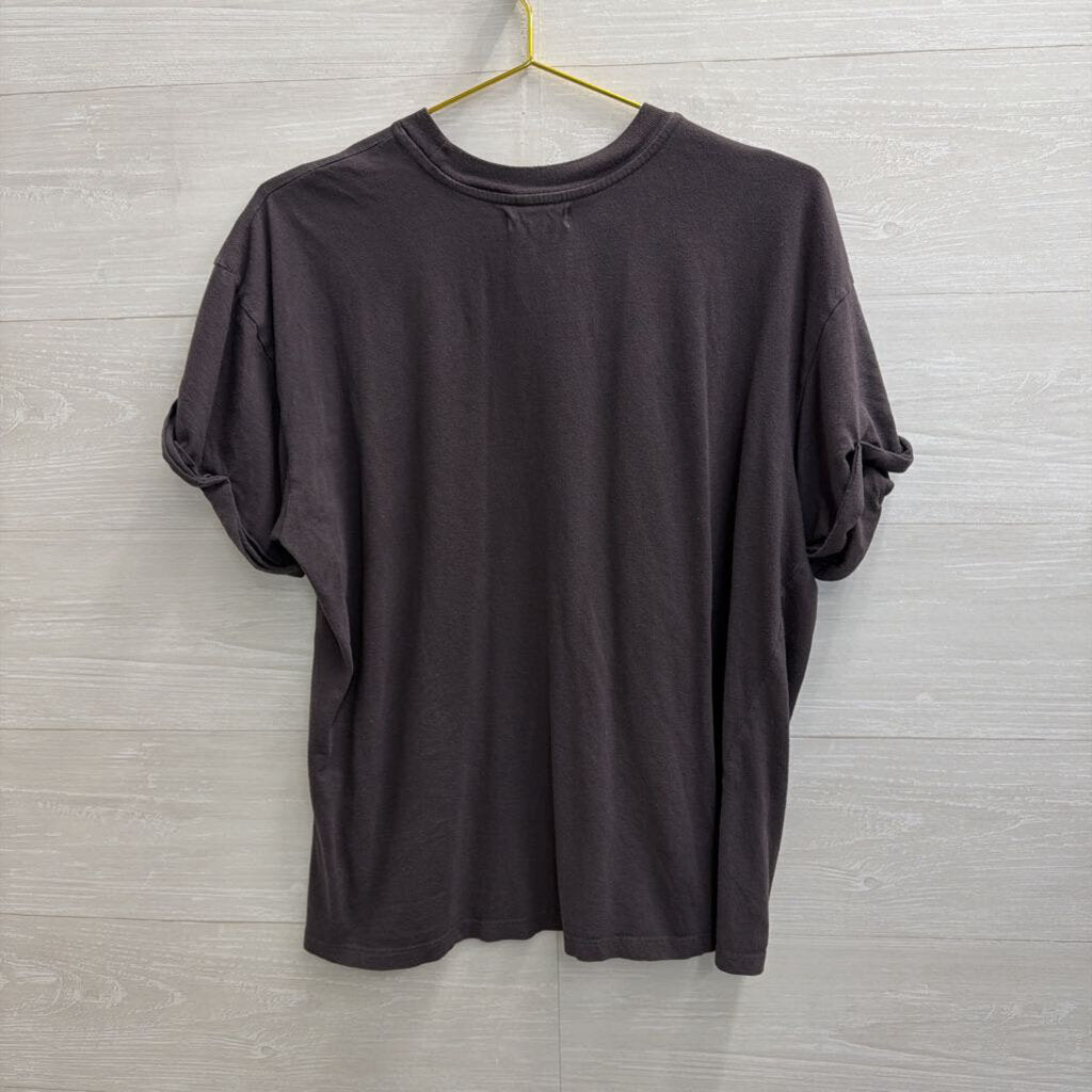 Altar'd State Grey She Has Fire Short Sleeve Graphic Tee Medium