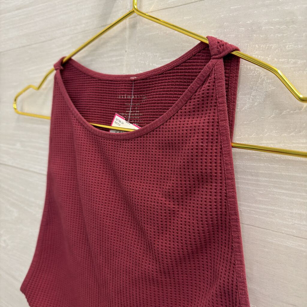 Intimately Free People Berry Textured Cropped Tank Top XS/S