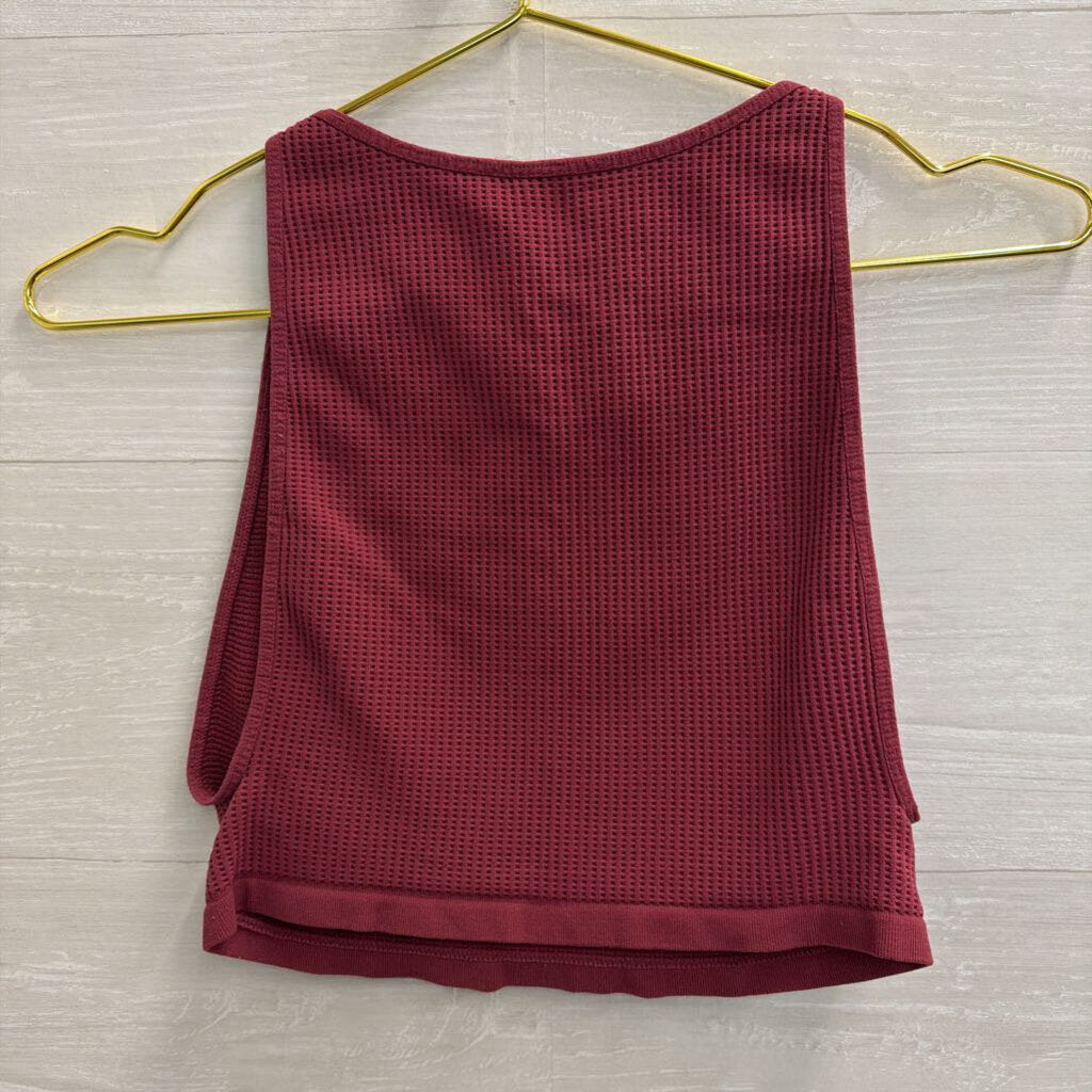 Intimately Free People Berry Textured Cropped Tank Top XS/S