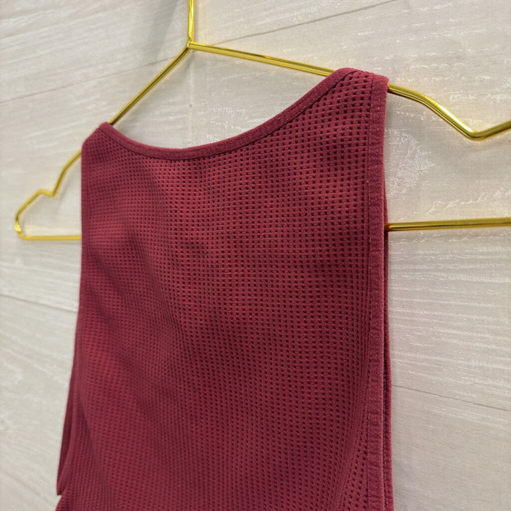 Intimately Free People Berry Textured Cropped Tank Top XS/S
