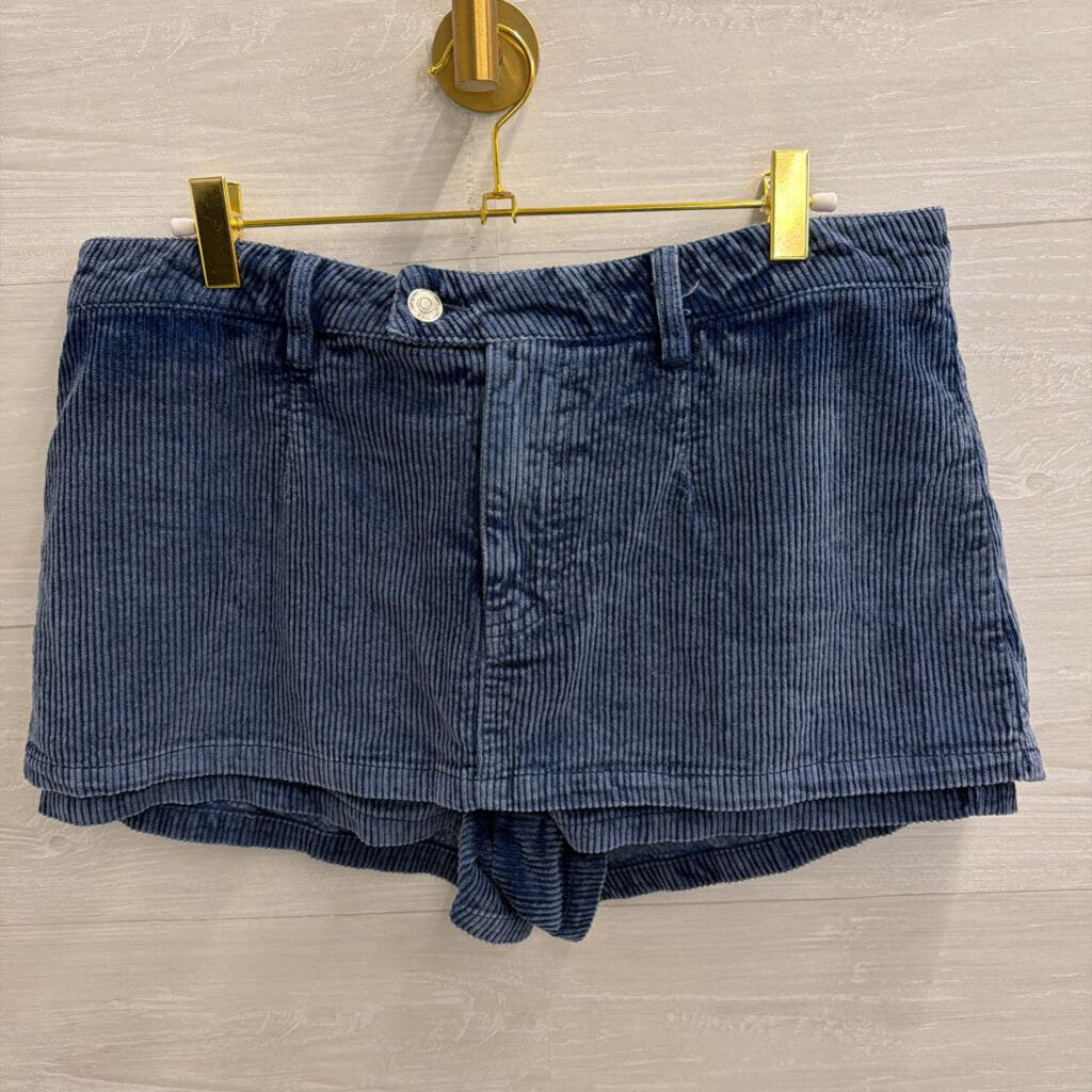 We The Free Blue Corduroy Shorts 29