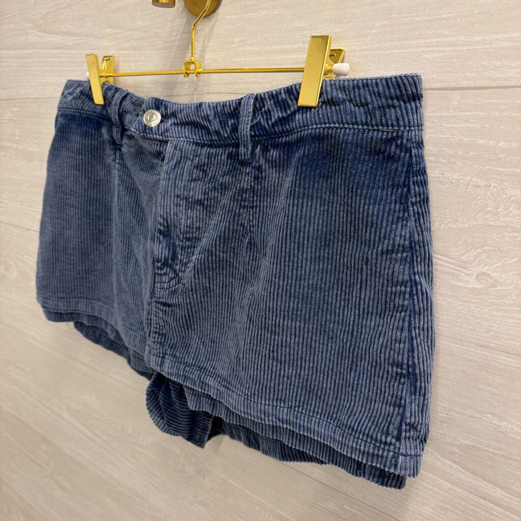 We The Free Blue Corduroy Shorts 29