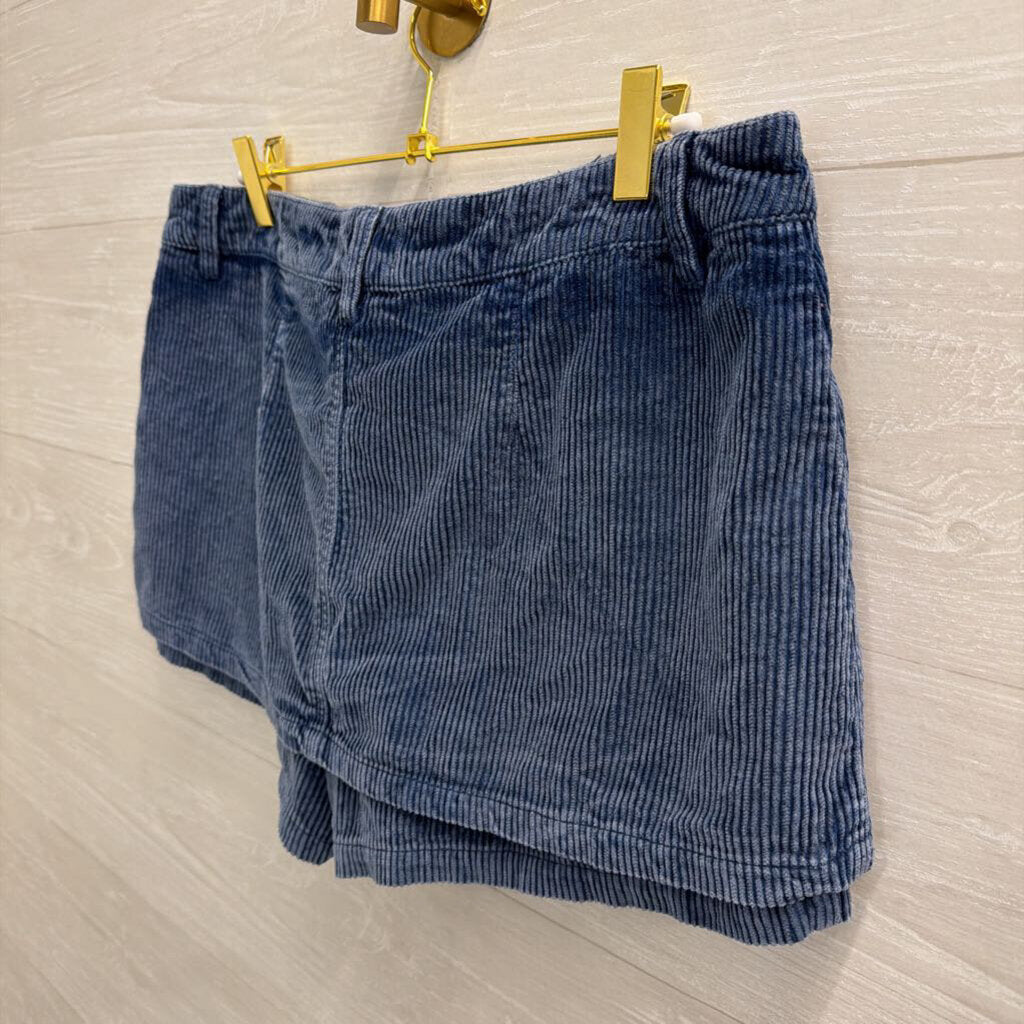 We The Free Blue Corduroy Shorts 29