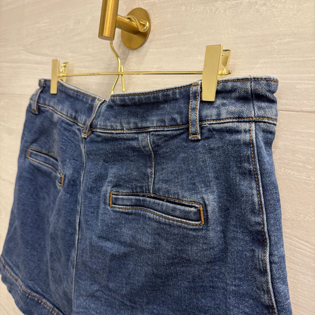 Loft Dark Wash Front Pocket Palmer Denim Shorts 8