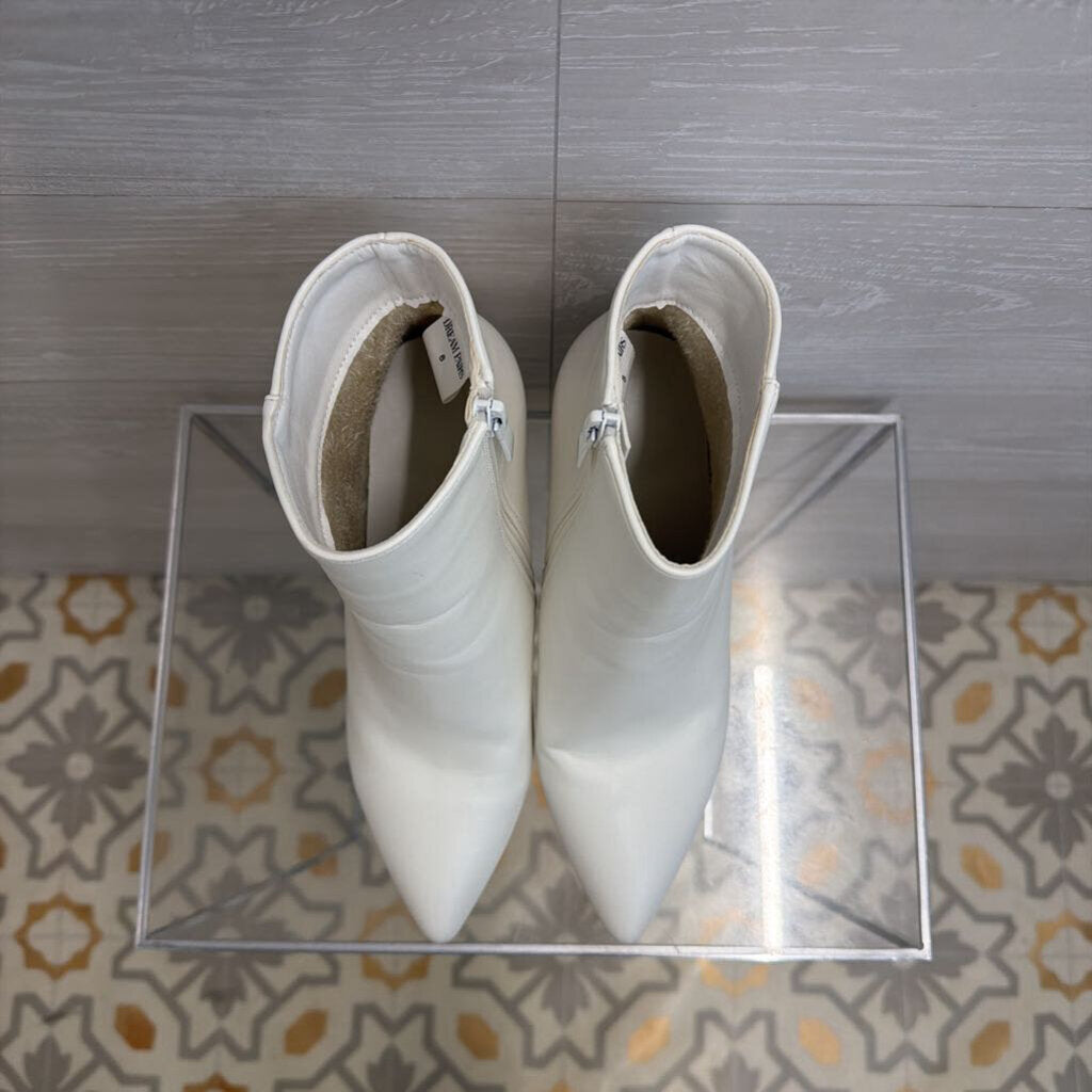 Dream Paris White Sianna Ankle Boots 8
